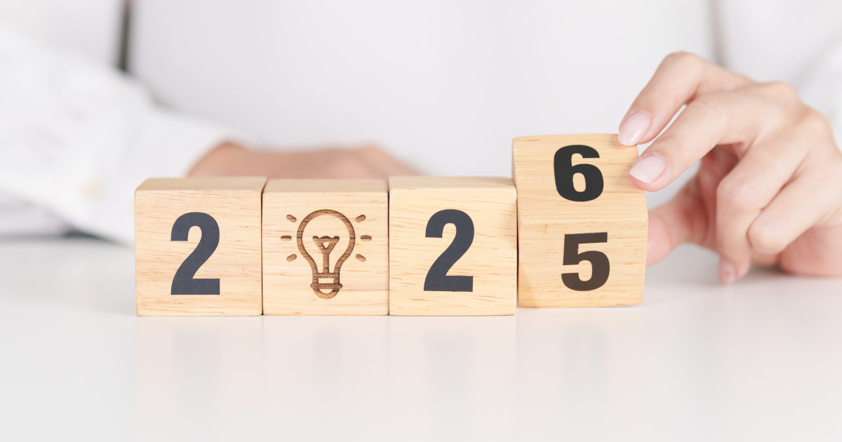 2026 printed on wooden blocks